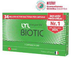LYLBIOTIC kapsulės – 6 vnt.