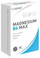 JONAX Magnio ir B6 vitaminų tabletės, 60 vienetų