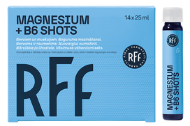 RFF Magnio ir vitamino B6 skystis (14 × 25 ml buteliukai)