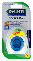 GUM Access Floss dantų siūlas, 50 vnt. – 1 vnt.