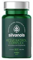 SILVANOLS Premium Resveratrolio Kompleksas – 60 kapsulių