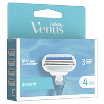 GILLETTE Venus skustuvo ašmenų kasetės Smooth, 4 vnt. pakuotėje