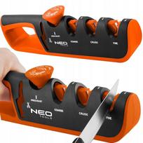 Peilių ir žirklių galąstuvas NEO TOOLS su reguliuojamu galandimo kampu, 3 galandimo pakopos