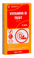 D vitamino lygio diagnostikos testas TESTERA, 1 vnt.