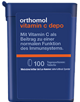 ORTHOMOL tabletės su vitaminu C Depo, 100 vnt.