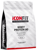 ICONFIT Mėlynių jogurto skonio išrūgų baltymai 80, 1000 g milteliai