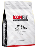 ICONFIT Whey+Collagen vanilės skonio milteliai – 1000 g