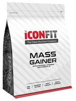 ICONFIT Mass Gainer braškių skonio – 1500 g miltelių