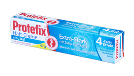 Protefix Half-Creme neutralus dantų protezų fiksavimo kremas, 47 g
