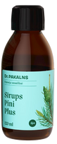 DR. PAKALNS Pini Plus – sirupas kvėpavimo sistemai palaikyti, 120 ml