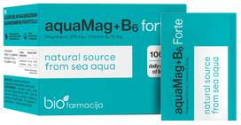 BIOFARMACIJA aquaMag+B6 Forte – 28 porcijų milteliai