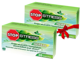 STOP STRESS Herbal kapsulės (1+1), 30 vnt.