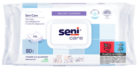 Drėgnos servetėlės SENI Care, 80 vnt. kūno priežiūrai