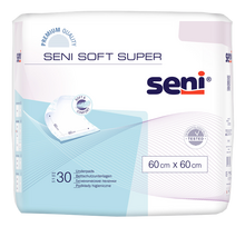 SENI Soft Super higieniniai sugeriamieji paklotai 60 x 60 cm, 30 vnt.