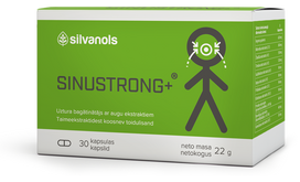 SINUSTRONG kapsulės, 30 vnt. – viršutinių kvėpavimo takų palaikymui
