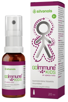 GOIMMUNE Kids juodųjų serbentų ir šeivamedžio uogų purškalas, 20 ml