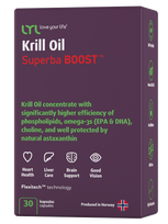 Superba BOOST™ krilių aliejaus kapsulės LYL, 30 vnt.