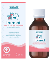 Iromed KIDSMED geležies sirupas vaikams, 120 ml