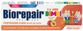 BIOREPAIR Kids dantų pasta (0–6 m., persikų skonio), 50 ml