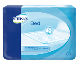 TENA Bed Secure Zone Plus sugeriantys paklotai 60x40 cm, pakuotėje 30 vnt.