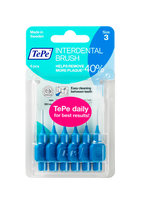 TePe Original 3 tarpdančių šepetėlis 0,6 mm, pakuotėje 6 vnt.