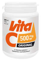 VITABALANS C vitaminas 500 mg Original, 200 tablečių
