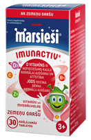 Imunactiv Marsiečiai – kramtomosios tabletės vaikams, 30 vienetų