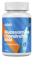 VPLAB tabletės su gliukozaminu, chondroitinu ir MSM, 90 vnt.