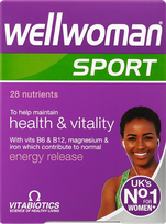 WELLWOMAN Sport — 30 tablečių maisto papildas sportuojantiems