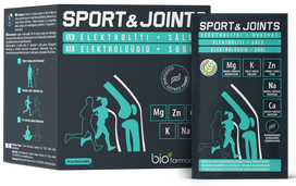 Bio magnis + Bio kalis BIOFARMACIJA, elektrolitų-sporto ir sąnarių kompleksas, milteliai, 14 pakelių