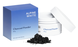 ALPINE WHITE Aktyvintos anglies milteliai, 30 g