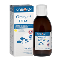 NORSAN Omega-3 bendrasis aliejus su citrinomis, 200 ml