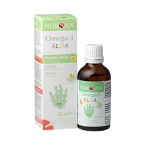 NORSAN Alga Omega-3 su citrinų kvapu – 50 ml aliejaus