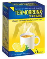 TERMOBRONX Citrus Imuno, 8 pakeliai po 3 g