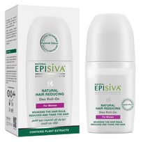 BIOBALANCE Episiva rutulinis moterų plaukų augimą lėtinantis dezodorantas, 50 ml