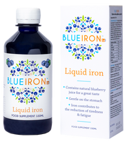 BLUEIRON FE skystis — 330 ml geležies papildas