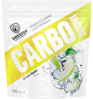 SWEDISH SUPPLEMENTS Green Apple Carbo Engine milteliai, 1000 g