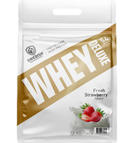 SWEDISH SUPPLEMENTS Whey Deluxe Fresh Strawberry milteliai 1800 g