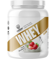 SWEDISH SUPPLEMENTS Whey Deluxe Fresh Strawberry – baltymų milteliai, 900 g