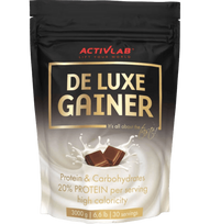 Baltymų ir angliavandenių mišinys ACTIVLAB Deluxe Gainer, šokolado skonio, 300 g