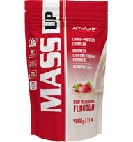 ACTIVLAB Mass Up milteliai, braškių skonio, 500 g