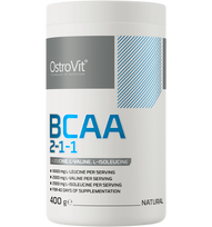 OstroVit BCAA 2-1-1 natūralaus skonio, 400 g miltelių
