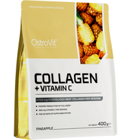 OSTROVIT Kolagenas + vitaminas C Milteliai ananasų skonio, 400 g