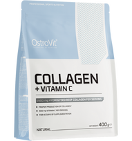 OSTROVIT hidrolizuotas kolagenas su vitaminu C, 400 g beskonis milteliai