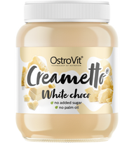 OSTROVIT Creametto Baltasis Šokoladas – baltyminis kremas, 350 g