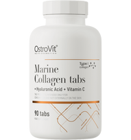 OSTROVIT Jūrinis kolagenas su hialurono rūgštimi ir vitaminu C, 90 tablečių