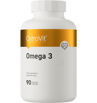 OstroVit Omega 3, 90 kapsulių pakuotė