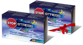 STOP STRESS Night kapsulės (1 + 1), 30 vnt.