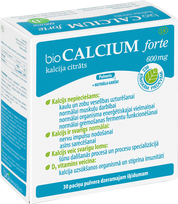 BIOFARMACIJA Biocalcium forte – 600 mg miltelių forma, 30 pakelių