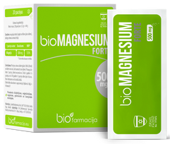 BIOFARMACIJA Bio Magnesium Forte 500 mg – 20 paketėlių